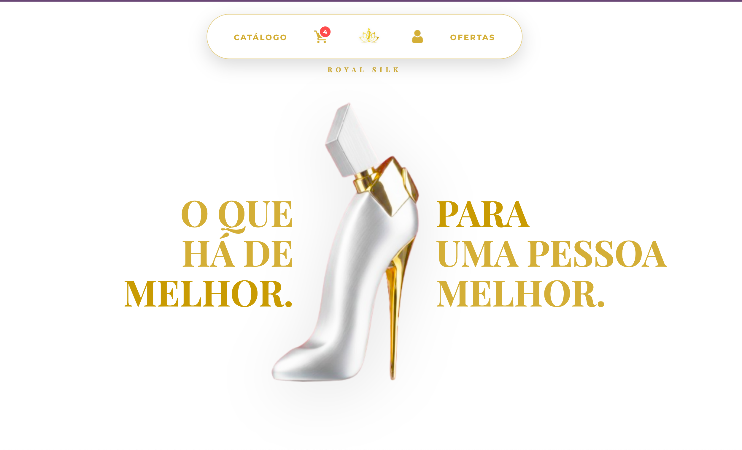 Plataforma E-commerce Royal Silk Cosmetics